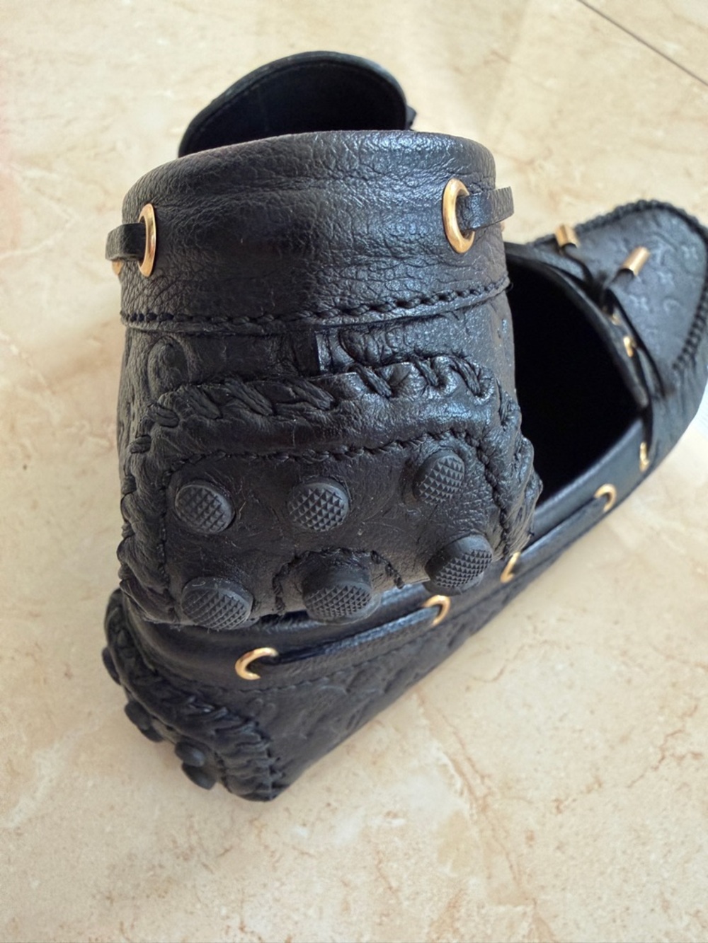 Louis Vuitton Monogram Leather Loafers 
Size: 7.5 | IT 37.5 - Picture 2 of 10